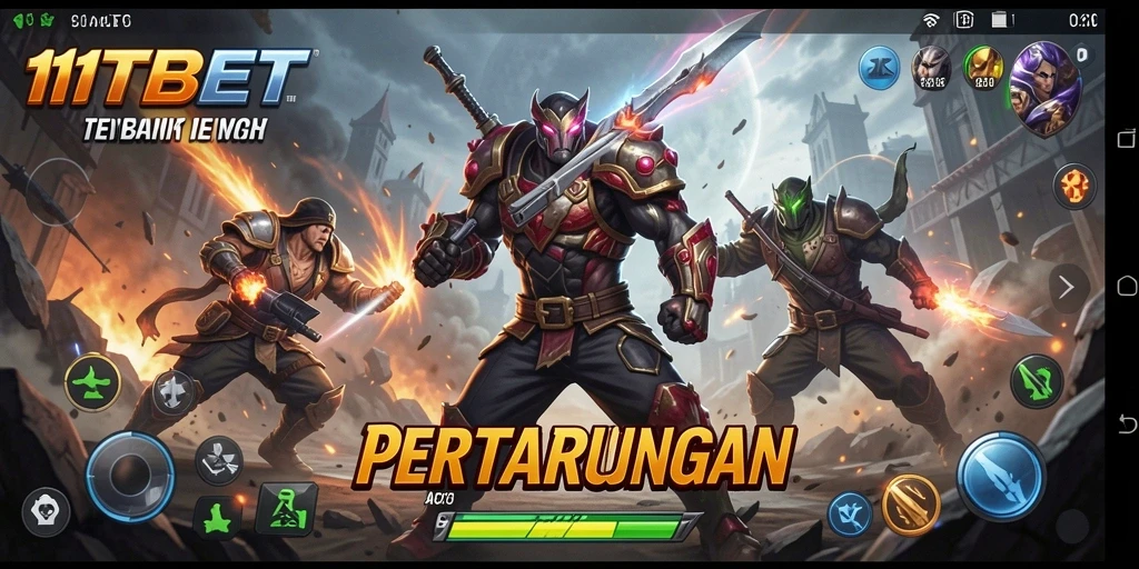 Tampilan menarik dari gameplay aksi di 11TBET.