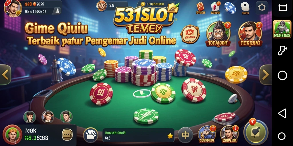 Tampilan gameplay seru di 531SLOT yang penuh aksi QiuQiu.