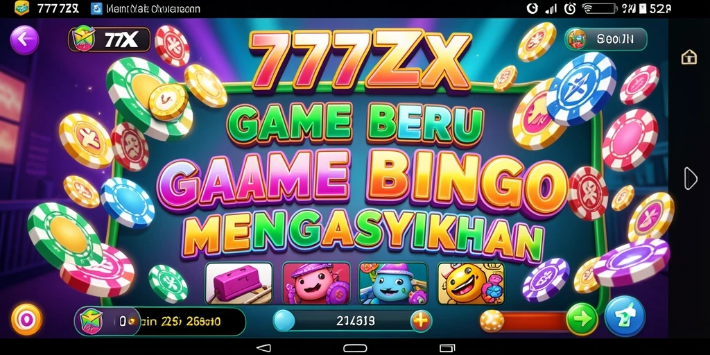 Screenshot gameplay Bingo dari 777ZX yang menarik dan seru.