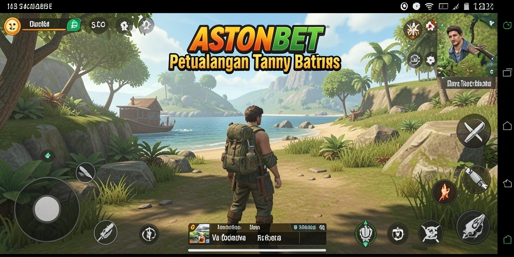 Tampilan gameplay ASTONBET menampilkan kebebasan eksplorasi yang luar biasa.
