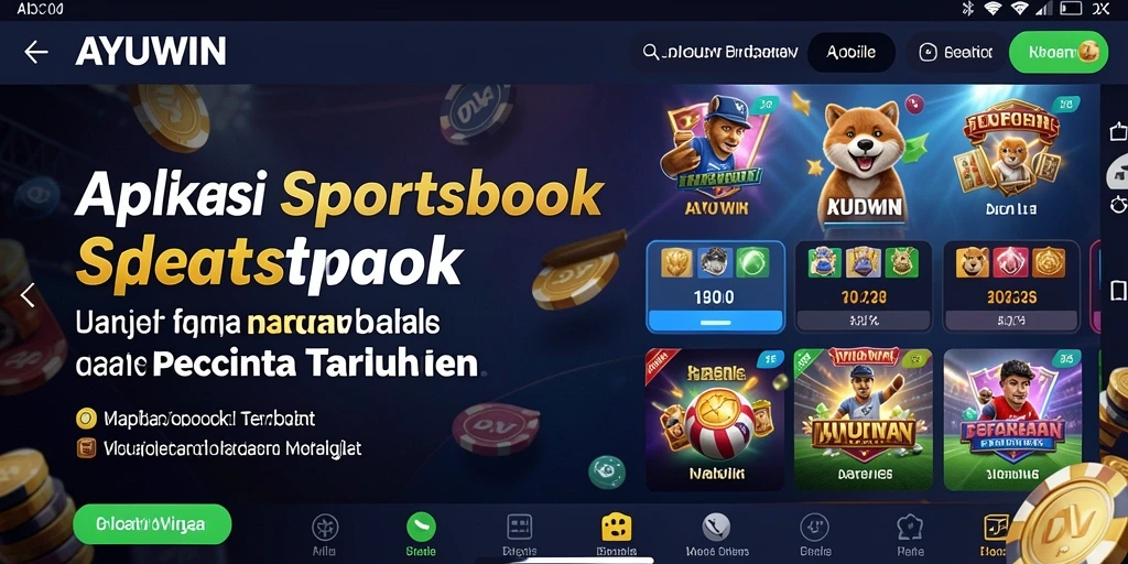 Screenshot gameplay AYUWIN yang menunjukkan fitur taruhan langsung.