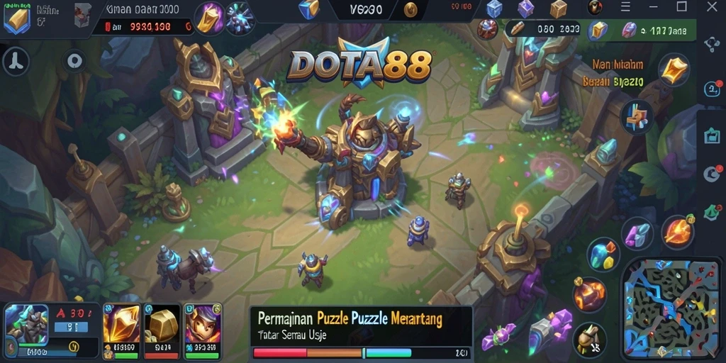 Screenshot DOTA88 menampilkan gameplay Puzzle yang menarik dan menantang.