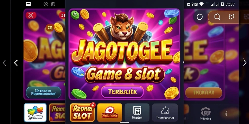 Tampilan gameplay Slot menari di layar JAGOTOGEL yang menarik.