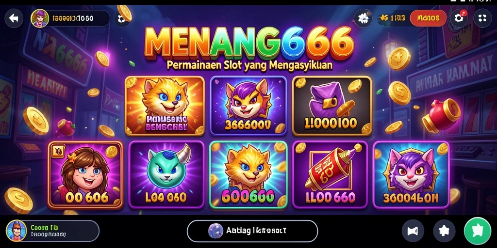Gameplay MENANG666 yang seru dan menantang di layar.