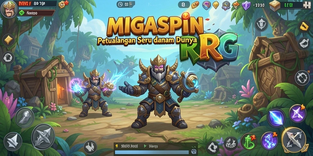 Tampilan gameplay RPG yang menarik dan penuh aksi.
