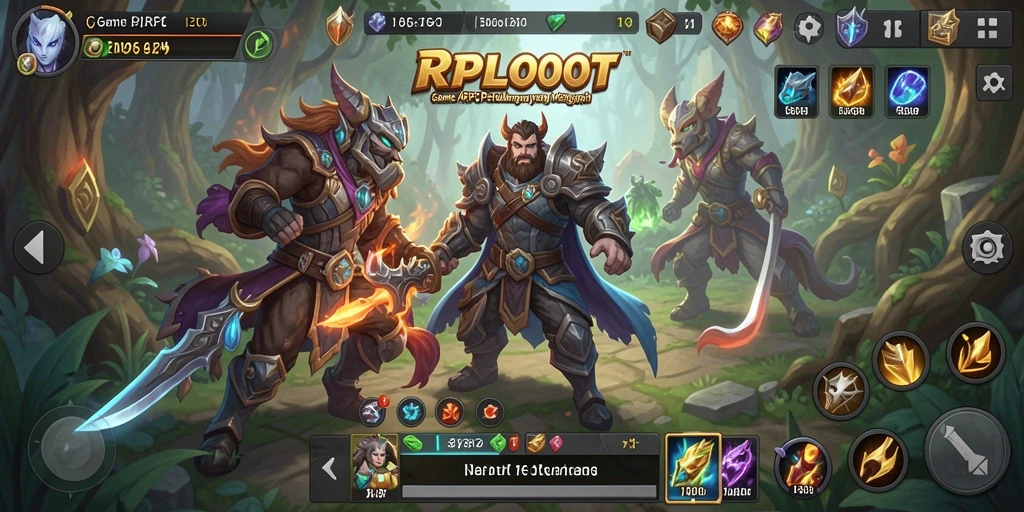 Tampilan gameplay RPLOOT yang memukau dan penuh aksi.
