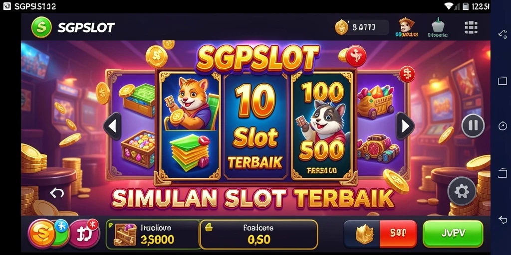 Tampilan gameplay menarik dari SGPSLOT yang menawarkan banyak pilihan slot.