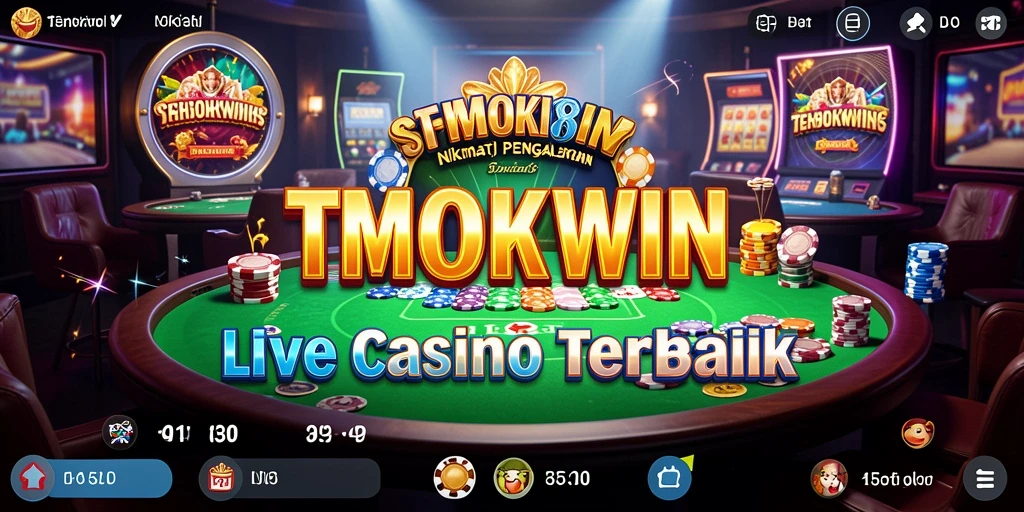 Gameplay Live Casino yang mendebarkan dan interaktif di TMOKWIN.