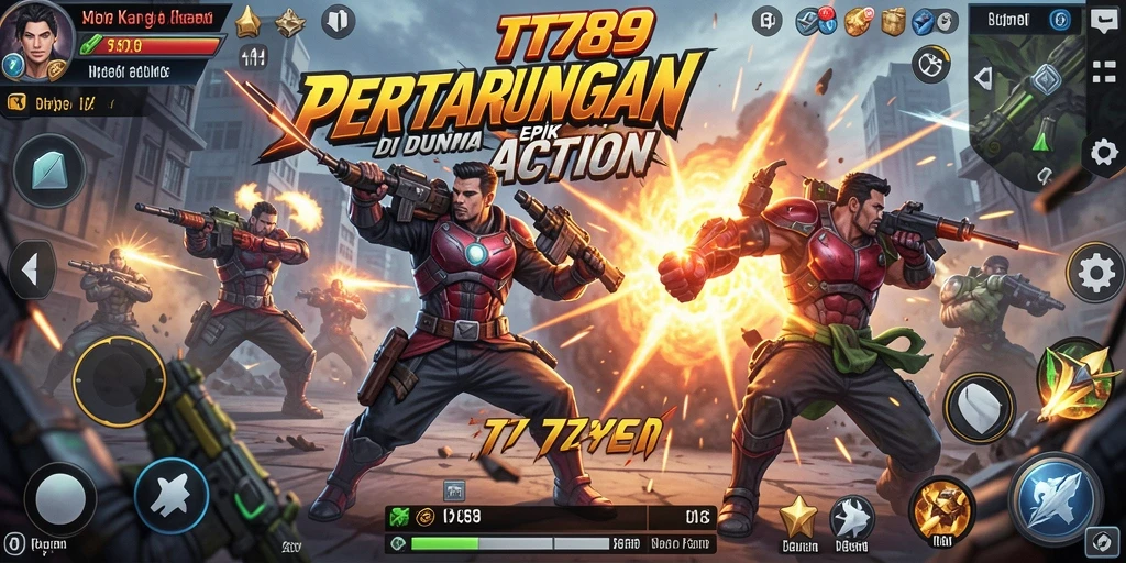 Menampilkan aksi seru dalam gameplay TT789.
